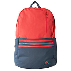 Adidas Three Stripe Versatile Backpack, Pink/Grey